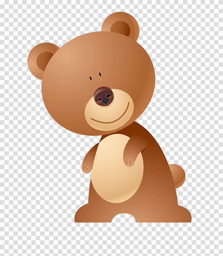 Bear Childrens song, Cartoon bear transparent background PNG clipart