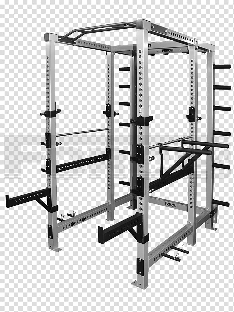 Power rack Fitness Centre Pulldown exercise Barbell CrossFit, rack transparent background PNG clipart