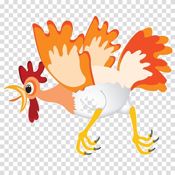 Chicken Cartoon Drawing, Cartoon flying chickens transparent background PNG clipart