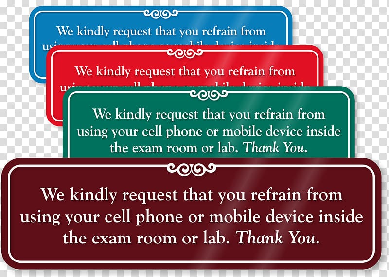 Door hanger Sign plastic Office, Using Smart Phone transparent background PNG clipart