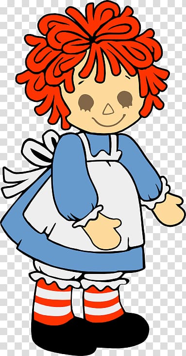 Raggedy Ann Doll Free content, dool drawing transparent background PNG clipart