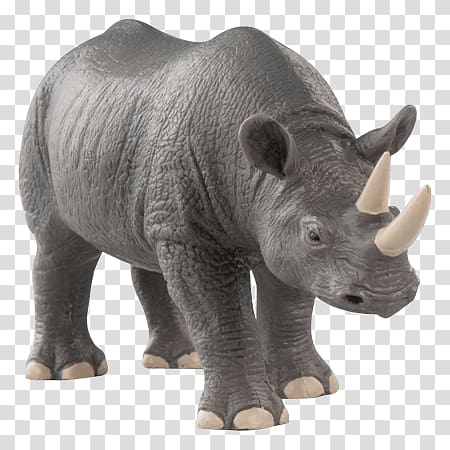 adult rhinoceros illustration, Rhino Toy transparent background PNG clipart