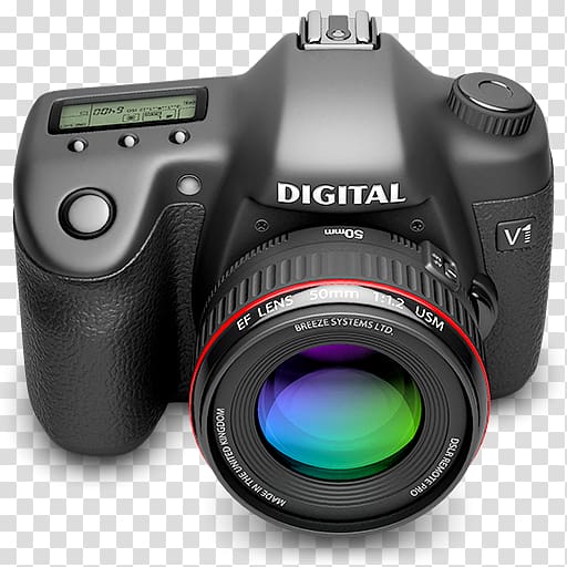 Digital SLR Camera lens Mirrorless interchangeable-lens camera Single-lens reflex camera, camera lens transparent background PNG clipart
