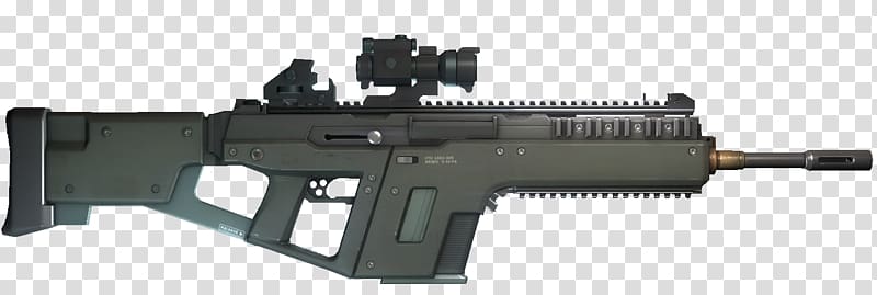 Assault rifle KRISS Weapon Submachine gun Firearm, assault rifle transparent background PNG clipart