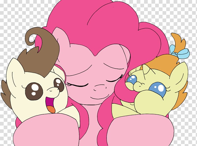 Pinkie Pie My Little Pony: Friendship Is Magic fandom Art Cake, family hug transparent background PNG clipart