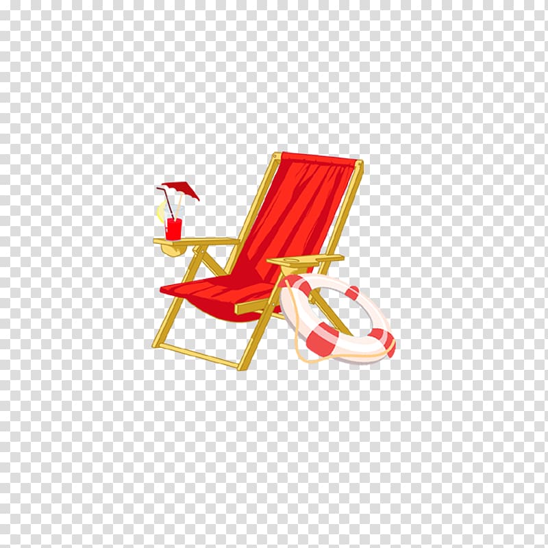 Deckchair Beach Furniture, Seat transparent background PNG clipart