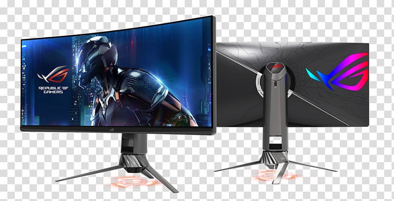 ASUS ROG Swift PG-8Q Computer Monitors Nvidia G-Sync Republic of Gamers, Computex Taipei transparent background PNG clipart