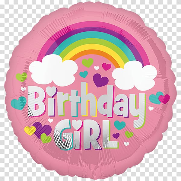 Mylar balloon Birthday Party Rainbow Dash, balloon transparent background PNG clipart