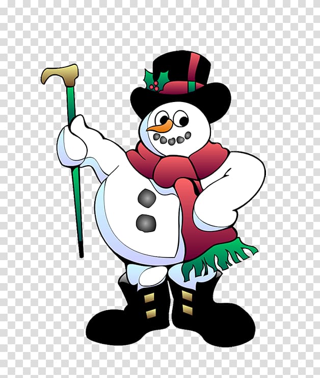 Snowman Animation Christmas, Snowman crutches transparent background PNG clipart