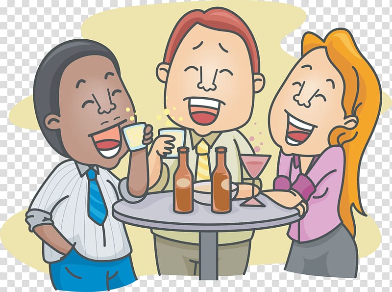 Alcoholic drink , friends transparent background PNG clipart