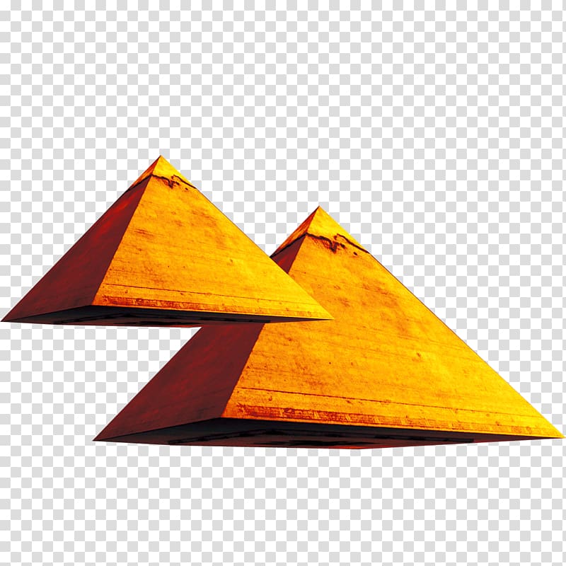 Egyptian pyramids Ancient Egypt, Golden Pyramids material transparent background PNG clipart