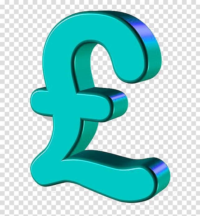 Pound sign Pound sterling Currency symbol Money, light blue transparent background PNG clipart