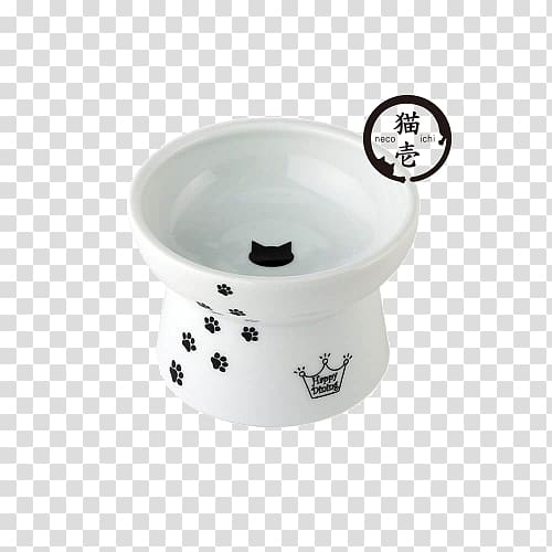 Cat Food Kitten Bowl Dish, Cat transparent background PNG clipart