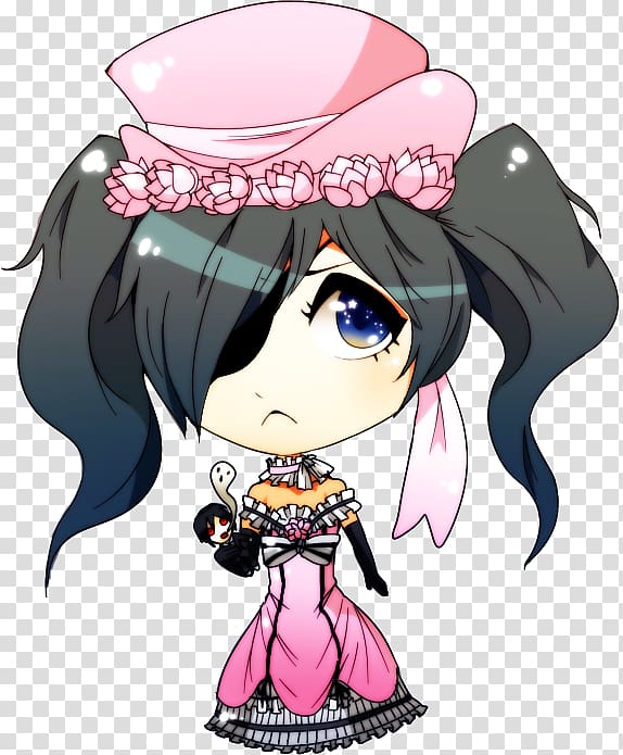 Ciel Phantomhive Chibiusa Black Butler Kavaii, Chibi transparent ...