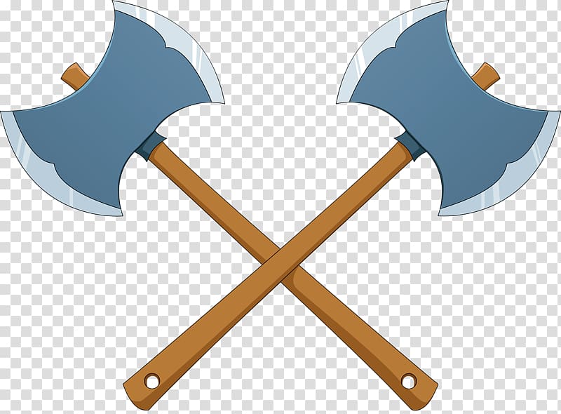 Axe Cartoon Animation, Two ax transparent background PNG clipart