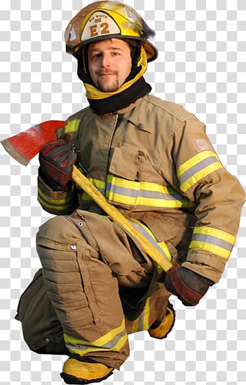 Firefighter transparent background PNG clipart