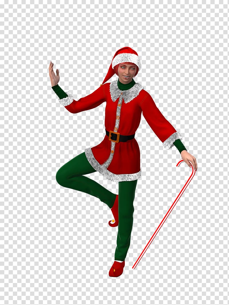 Santa Claus Christmas elf Elf Yourself, Elf transparent background PNG clipart