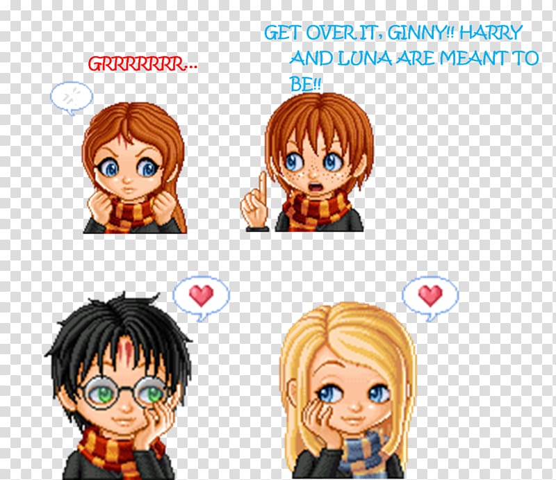 Luna Lovegood Ginny Weasley Annabeth Chase Percy Jackson Ron Weasley, Harry Potter transparent background PNG clipart