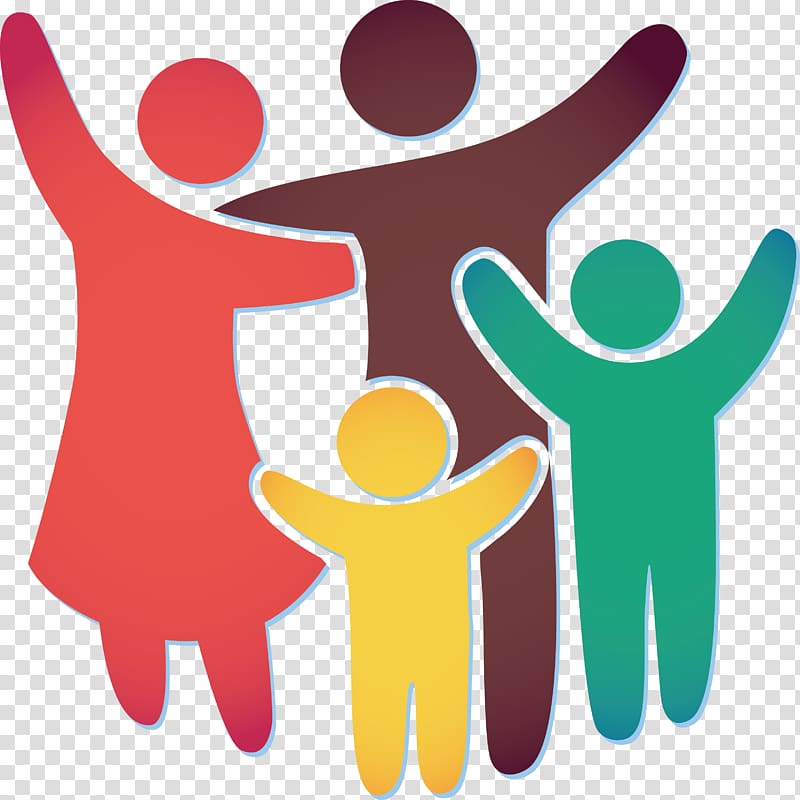 family art, Family Father Icon, Abstract family transparent background PNG clipart