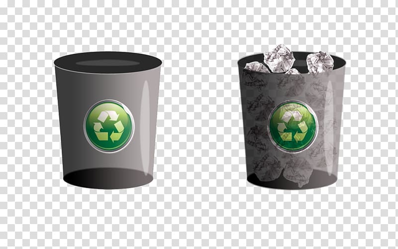Recycling bin Plastic Rubbish Bins & Waste Paper Baskets Computer Icons, vs transparent background PNG clipart