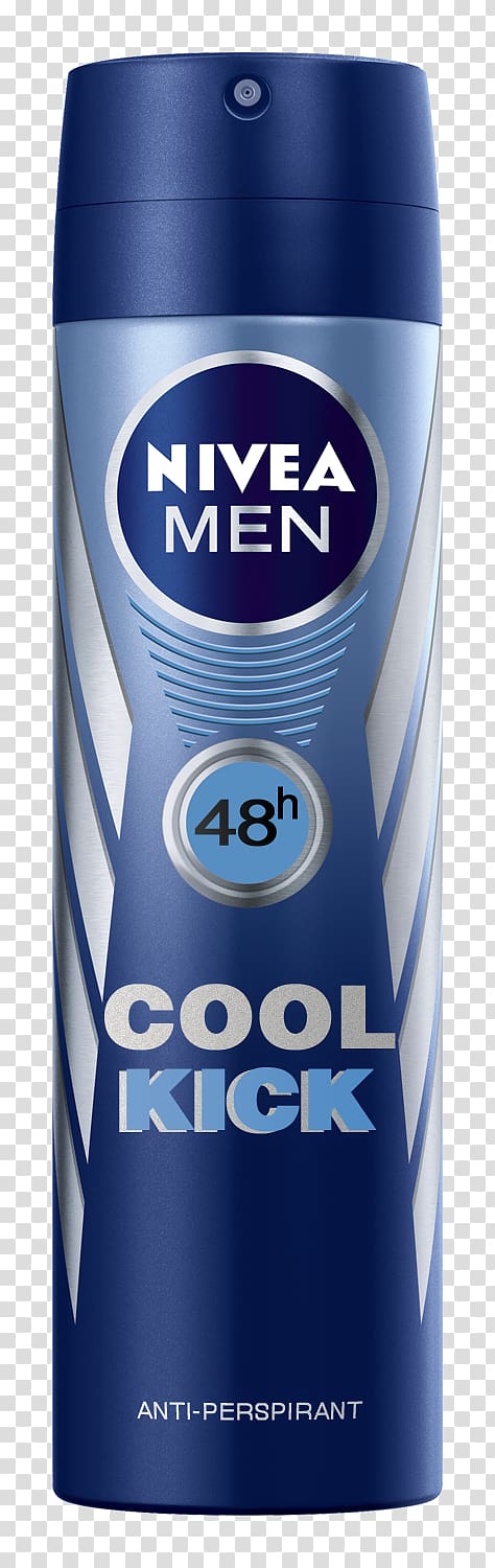 NIVEA Men Deo Vapo 200 Ml MEN Cool Kick Deodorant Spray 200 ml Product design, Cool guy transparent background PNG clipart