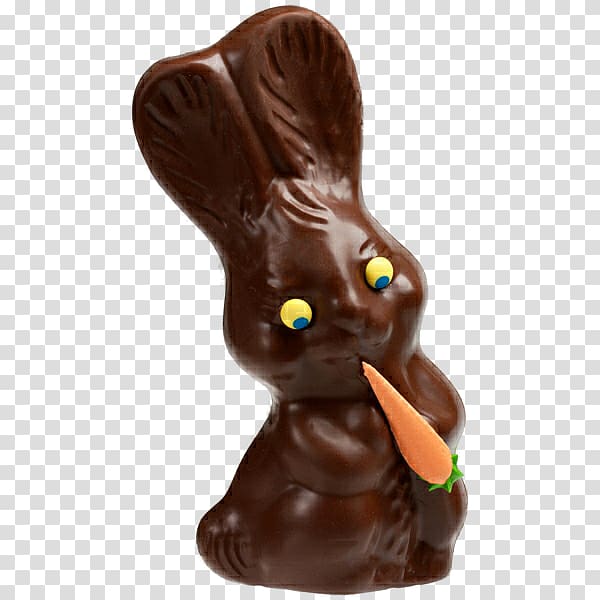 Easter Bunny Chocolate bunny Fudge, chocolate transparent background PNG clipart