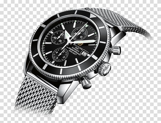 Watch Breitling SA Superocean Chronograph Tourbillon, watch transparent background PNG clipart