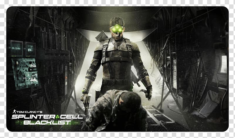 Tom Clancy's Splinter Cell: Blacklist Tom Clancy's Splinter Cell: Conviction Sam Fisher Tom Clancy's Splinter Cell: Pandora Tomorrow Video game, Tom Clancy's Splinter Cell Blacklist transparent background PNG clipart