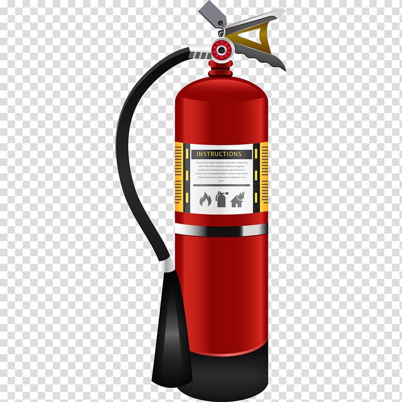 Conflagration Fire extinguisher Fire protection Euclidean , Red fire fighting equipment transparent background PNG clipart