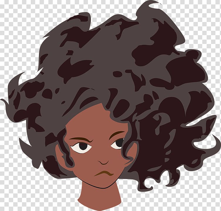 Woman Hair Girl African Americans Female, woman transparent background PNG clipart