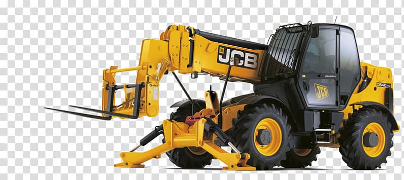 Caterpillar Inc. Telescopic handler JCB Excavator Forklift, construction trucks transparent background PNG clipart