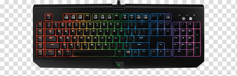 Computer keyboard Razer BlackWidow Chroma V2 Gaming keypad Razer BlackWidow X Chroma, peripherals transparent background PNG clipart