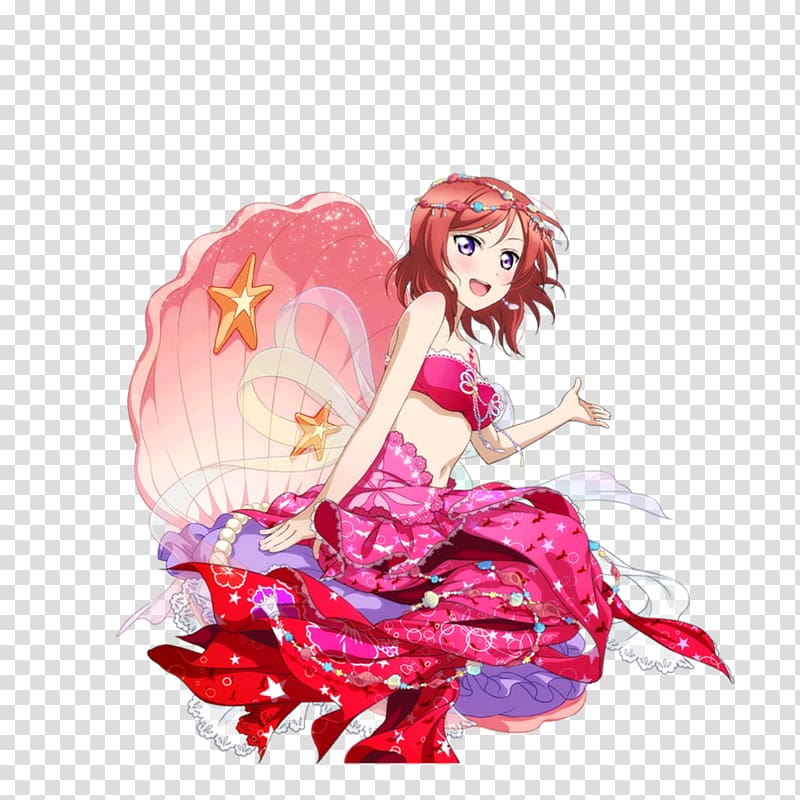 Love Live! School Idol Festival Maki Nishikino Nico Yazawa Rin Hoshizora Umi Sonoda, Mermaid transparent background PNG clipart