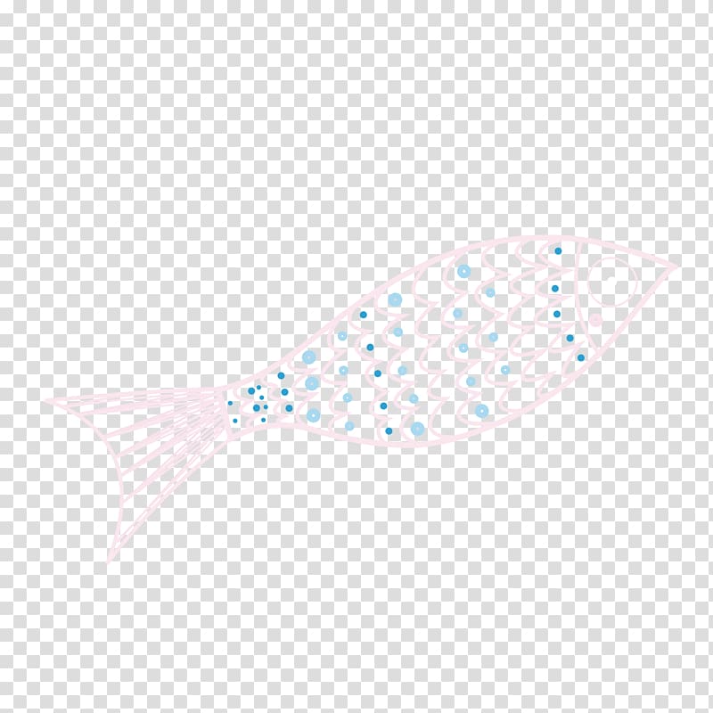 Polka dot Angle Font, hand painted decorative fish transparent background PNG clipart