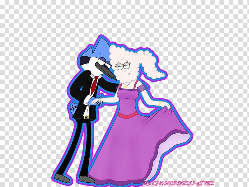 Mordecai Rigby , just married movie transparent background PNG clipart