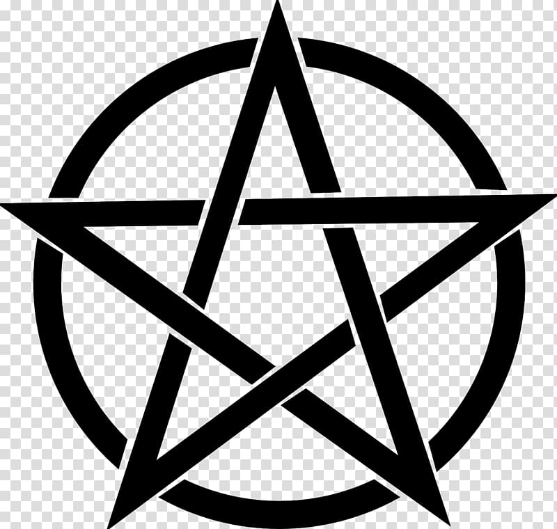 Pentacle Pentagram Wicca , symbol transparent background PNG clipart