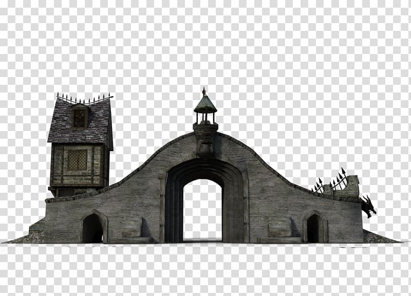 Middle Ages Medieval architecture Historic site Facade Chapel, tower bridge transparent background PNG clipart