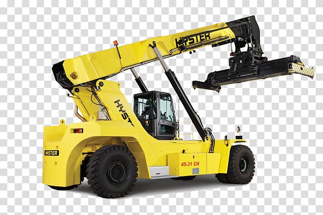Crane Forklift Reach stacker Hyster Company Intermodal container, good news announcement transparent background PNG clipart