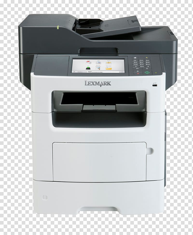 Multi-function printer Lexmark 35S6701 MX611de Prnt Printing, printer transparent background PNG clipart