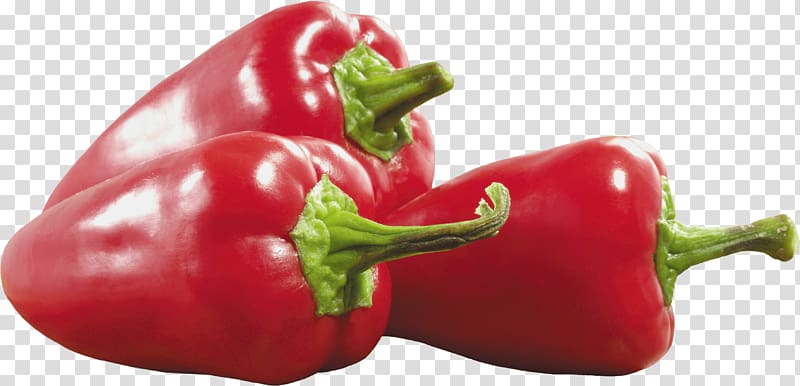 Bell pepper Cayenne pepper Sri Lankan cuisine Chili pepper, Red Pepper transparent background PNG clipart