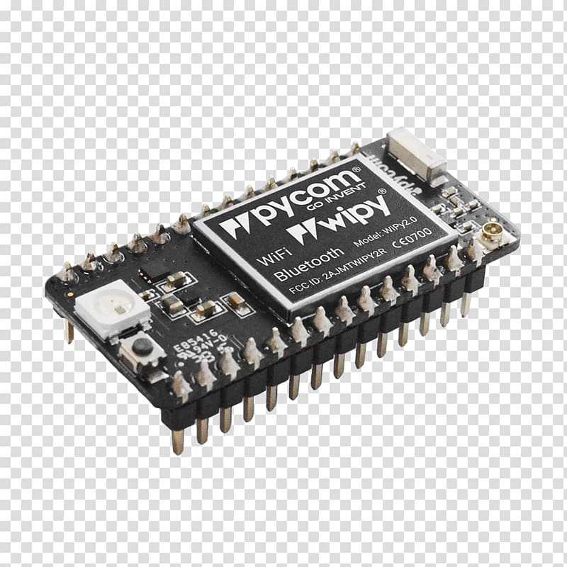 Microcontroller MicroPython ESP32 Internet of Things Wi-Fi, USB transparent background PNG clipart