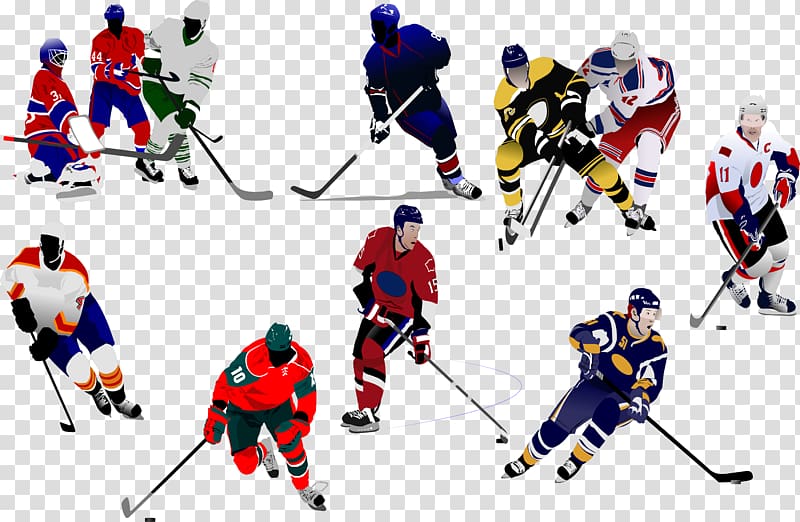 Ice hockey Hockey puck , Hockey player material transparent background PNG clipart