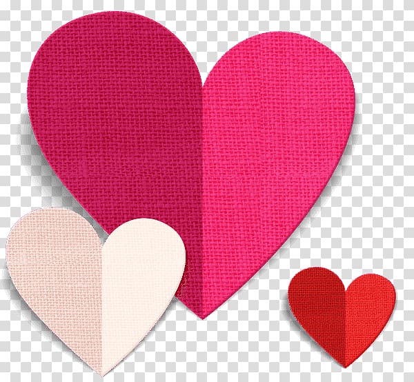 Paper Origami Heart Valentine's Day, Sticker transparent background PNG clipart