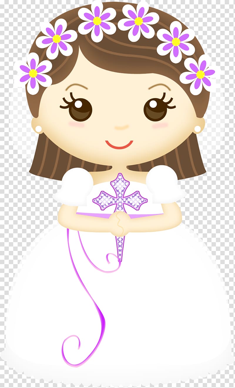 First Communion Eucharist Baptism Child, child transparent background PNG clipart