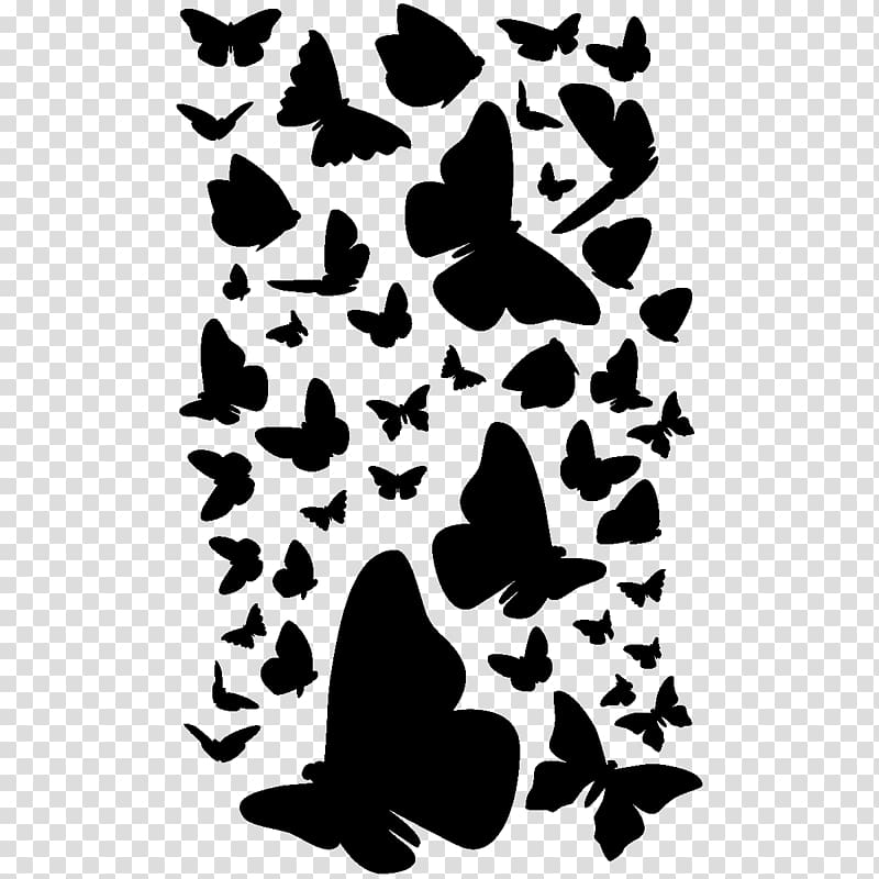 Paper Sticker Wall decal Ambiance-Live Sprl, papillon transparent background PNG clipart