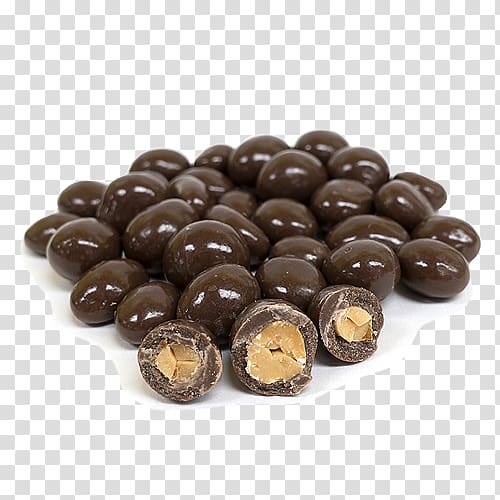 Praline Chocolate balls Chocolate truffle Bonbon Chocolate-coated peanut, chocolate almond transparent background PNG clipart