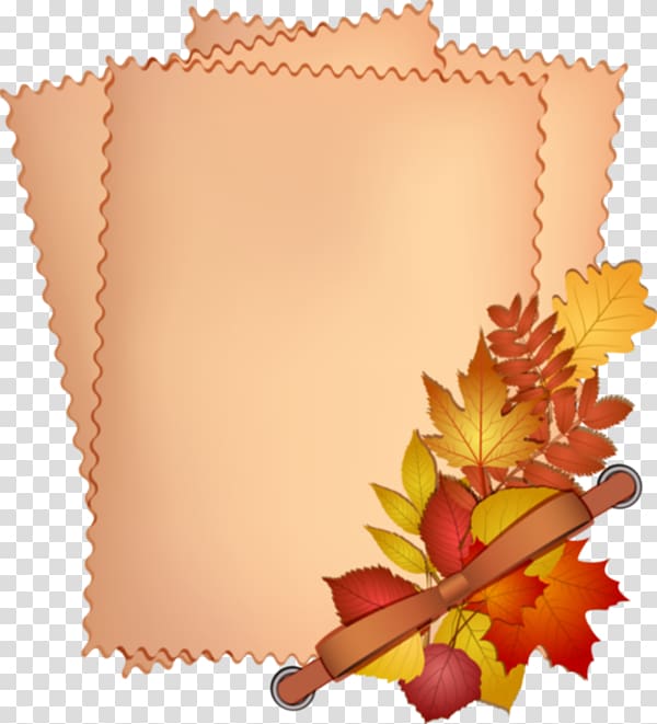 Paper Letter Sticker Autumn Papel de carta, autumn transparent background PNG clipart