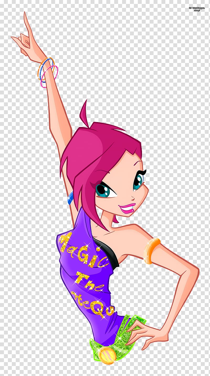 Tecna The Trix iPhone 4 Magenta, winx transparent background PNG clipart