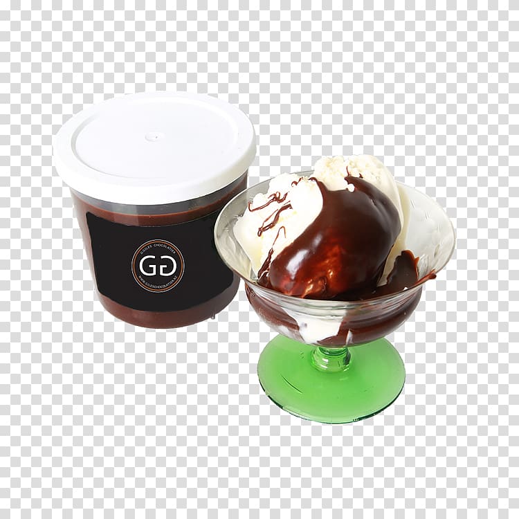 Ice cream Chocolate Chocolatier Dessert, sauce transparent background PNG clipart