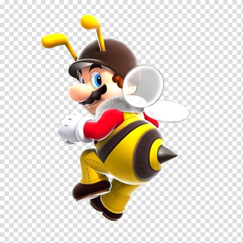 Super Mario Galaxy 2 Mario Bros. Wii, bee transparent background PNG clipart